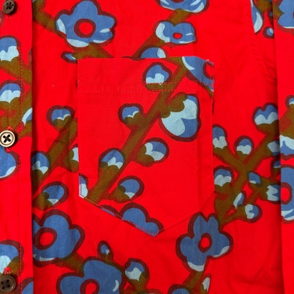 NWT J Crew Collection Classic-fit Button Down Shirt in Lattice Floral Size 8 - Picture 5 of 12